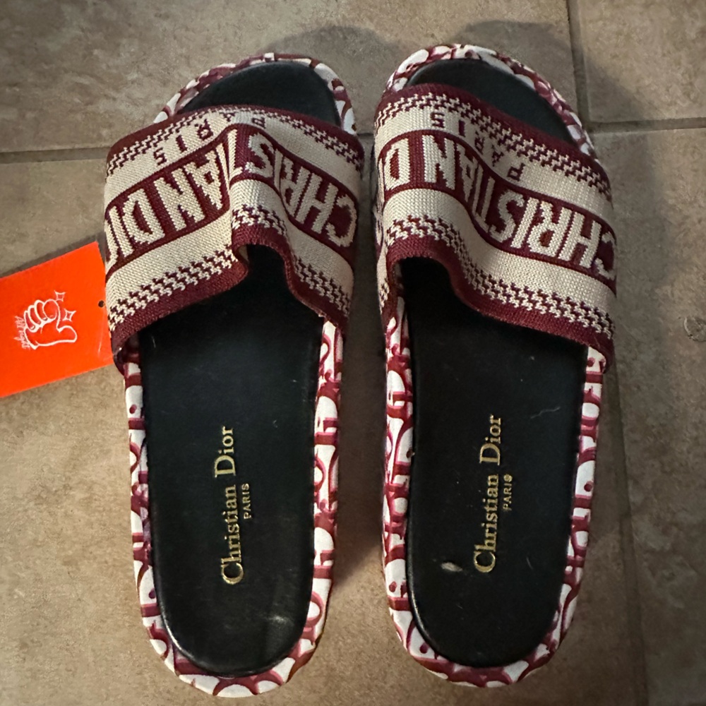 Red and White Slides